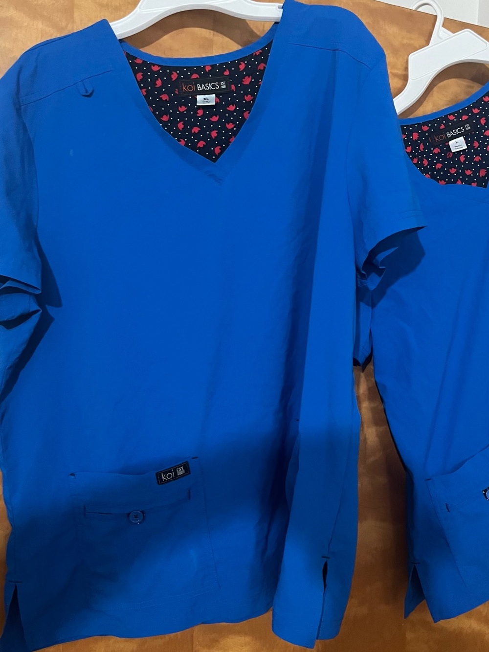 Women’s V-neck Royal Blue Scrub top